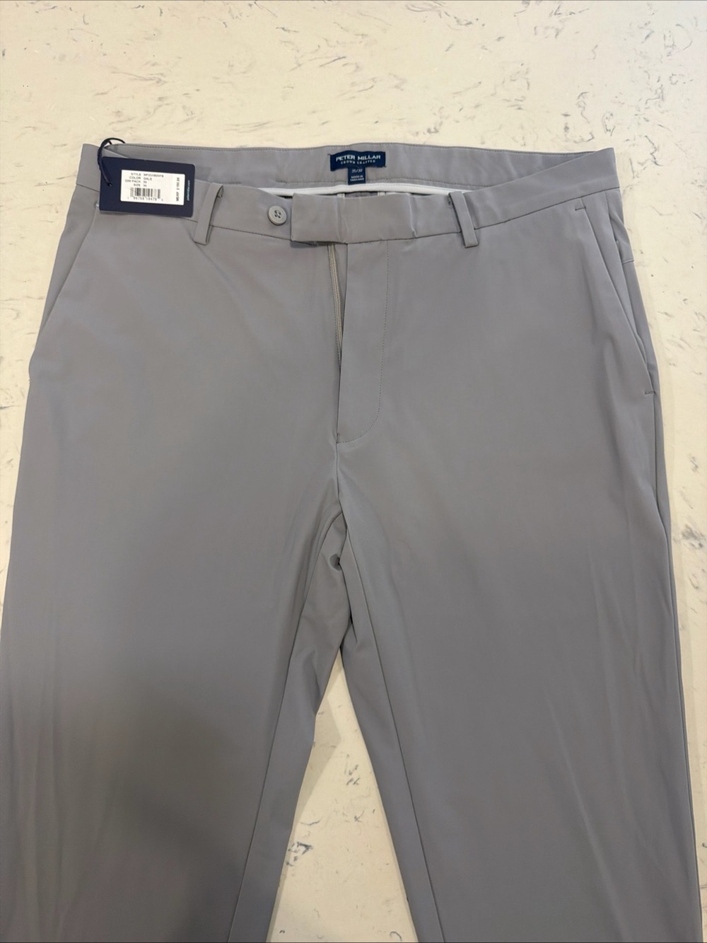 Peter Millar Crown Crafted Performance Ankle Pants Gray W35x30L NWT